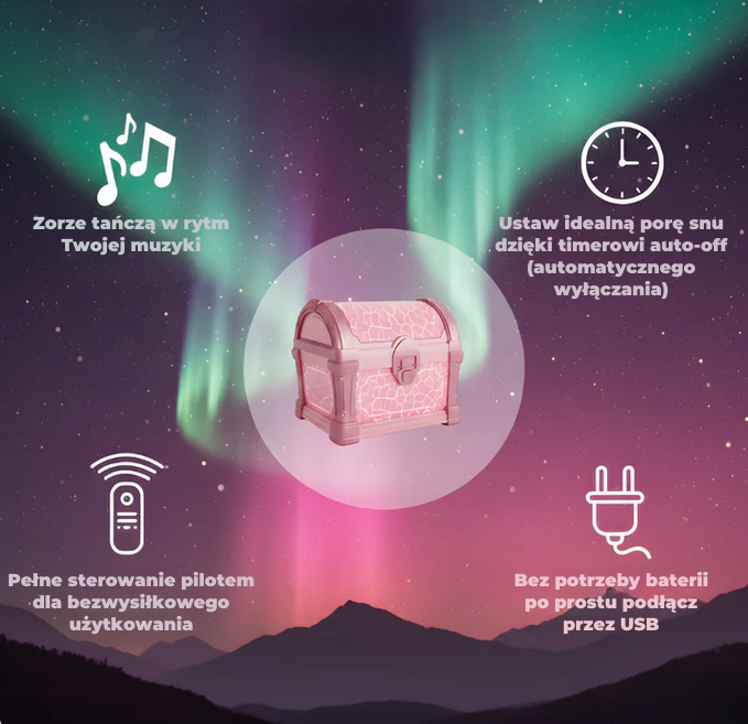 Magiczna Skrzynia Tańczącej Zorzy